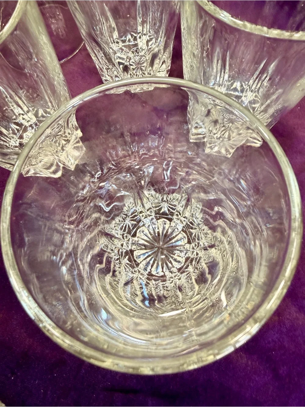 Vintage Mikasa Berkeley Crystal Highball Glasses - Set of 6